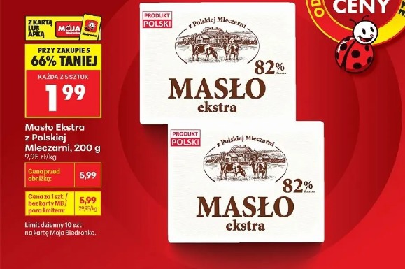 Masło Ekstra z Polskiej Mleczarni