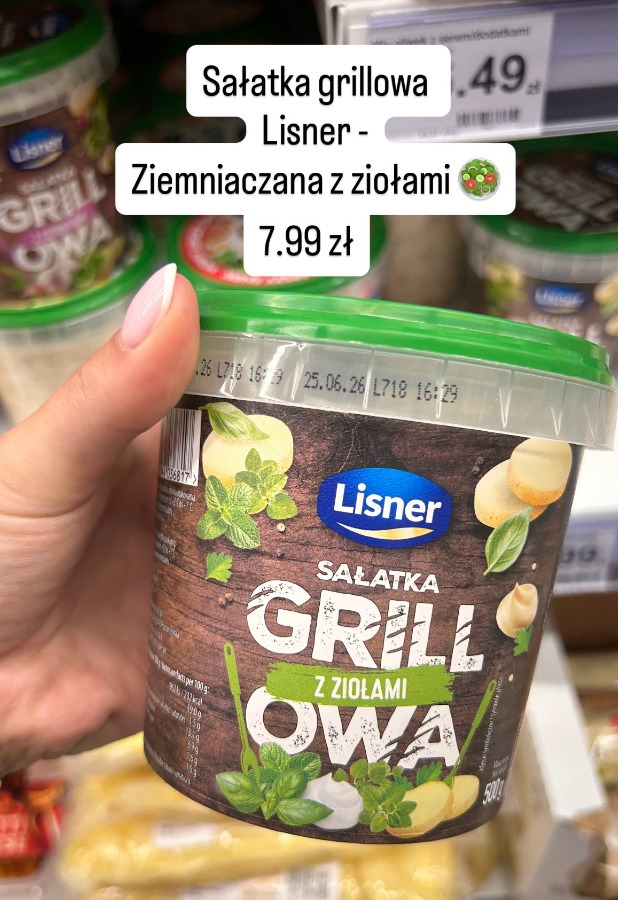 Lisner Sałatka grillowa ziemniaczana z ziołami