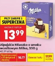 Alpejskie Mleczko o smaku waniliowym Milka