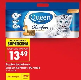 Papier toaletowy Queen Komfort