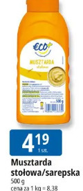 Musztarda stołowa/sarepska ECO+