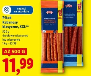 Pikok Kabanosy klasyczne, XXL