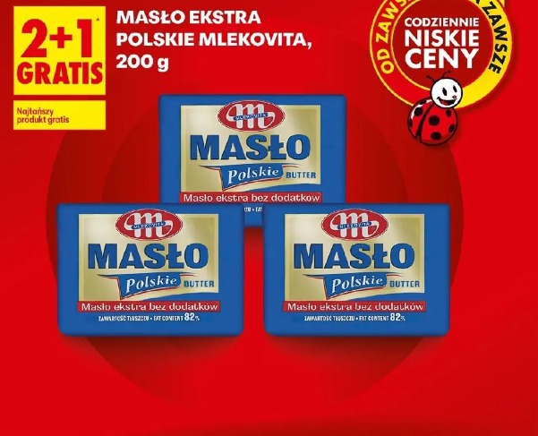 Masło ekstra polskie Mlekovita