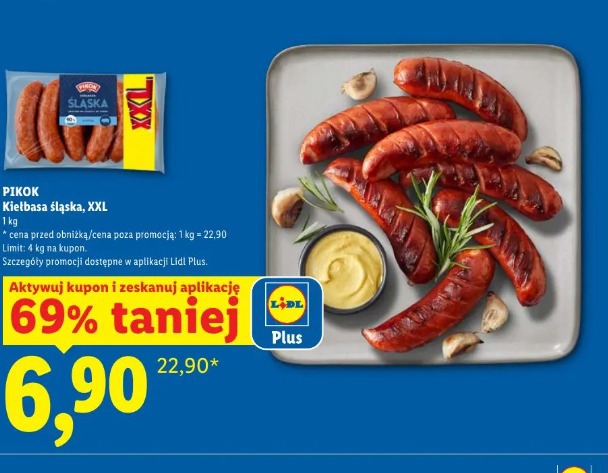 PIKOK Kiełbasa śląska XXL