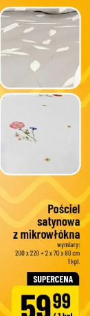 Pościel satynowa z mikrowłókna