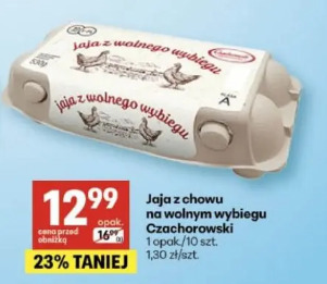 Jaja z chowu na wolnym wybiegu Czachorowski