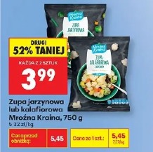 Zupa jarzynowa lub kalafiorowa Mroźna Kraina