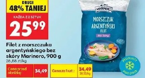 Filet z morszczuka argentyńskiego bez skóry Marinero