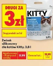 Kitty żwirek silikonowy dla kotów, 3,8 l