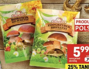 Grzyby suszone Runopol