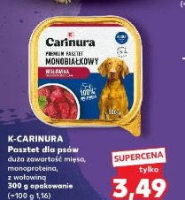 K-Carinura Pasztet dla psów monobiałkowy z wołowiną