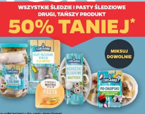 Wszystkie śledzie i pasty śledziowe drugi, tańszy produkt