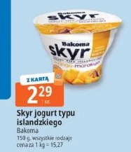 Skyr jogurt typu islandzkiego Bakoma