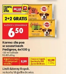 Pedigree Karma dla psa w saszetkach Pedigree, 6x100 g