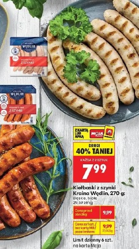 Kiełbaski z szynki Kraina Wędlin