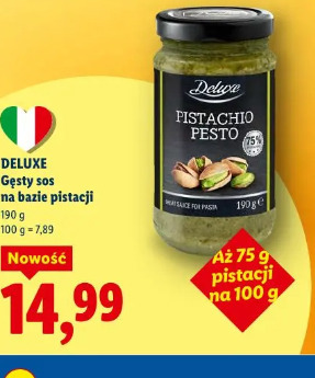 Deluxe Gęsty sos na bazie pistacji