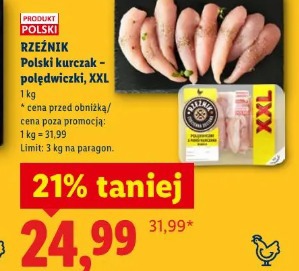 Rzeźnik Polski kurczak – polędwiczki, XXL