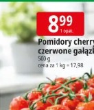 Pomidory cherry czerwone gałązka