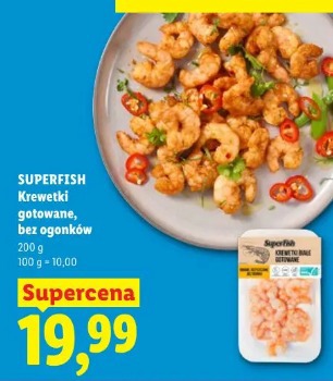 Superfish Krewetki gotowane, bez ogonków