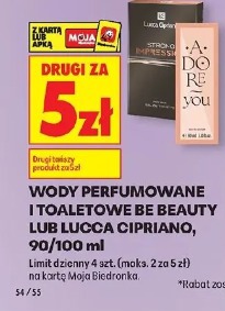 Wody perfumowane i toaletowe Be Beauty lub Lucca Cipriano, 90/100 ml