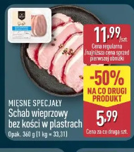 Schab wieprzowy bez kości w plastrach