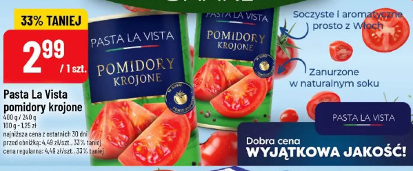 Pasta La Vista pomidory krojone