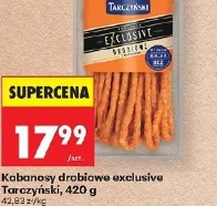 Kabanosy drobiowe exclusive Tarczyński