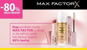 Max Factor drugi produkt do makijażu marki Max Factor 80% taniej