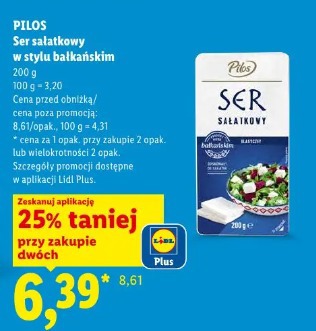 Pilos Ser sałatkowy w stylu bałkańskim