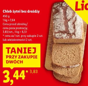 Chleb żytni bez drożdży