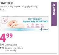 Diather test ciążowy super czuły płytkowy