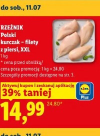 Rzeźnik Polski kurczak – filety z piersi, XXL