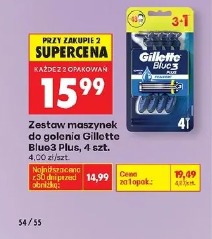 Zestaw maszynek do golenia Gillette Blue3 Plus