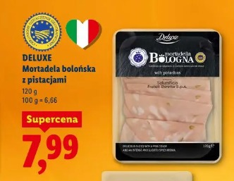 Deluxe Mortadela bolońska z pistacjami