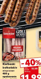 Sokołów Grill House Kiełbaski bałkańskie wieprzowe