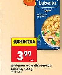 Makaron muszelki morskie Lubella