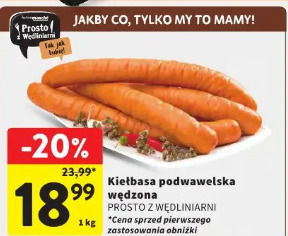 Kiełbasa podwawelska wędzona Prosto z wędliniarni