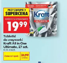 Tabletki do zmywarki Kraft All in One Ultimate, 27 szt.