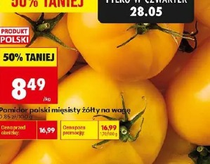 Pomidor polski mięsisty żółty