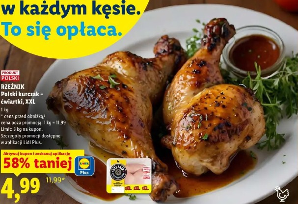 Polski kurczak - ćwiartki