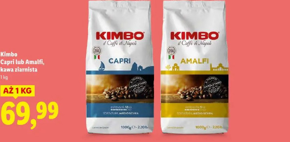 Kimbo Capri lub Amalfi kawa ziarnista