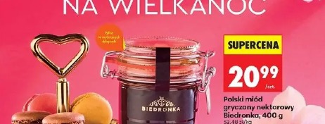 Polski miód gryczany nektarowy Biedronka