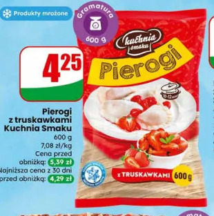 Pierogi z truskawkami Kuchnia Smaku