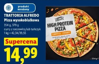Trattoria Alfredo Pizza wysokobiałkowa