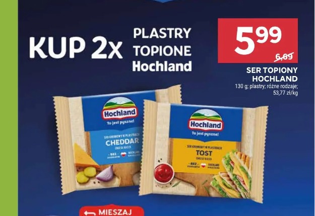 Plastry topione Hochland