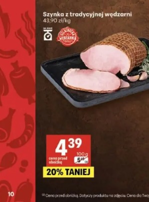 Szynka z tradycyjnej wędzarni