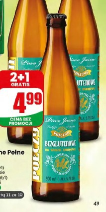 Piwo Połczyn bezglutenowe butelka bezzwrotna