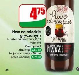 Piwo na miodzie gryczanym Manufaktura Piwna Browaru Jabłonowo