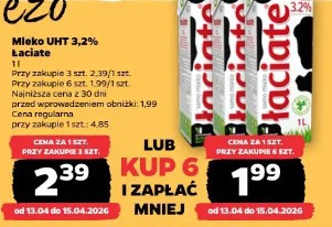 Mleko UHT 3,2% Łaciate