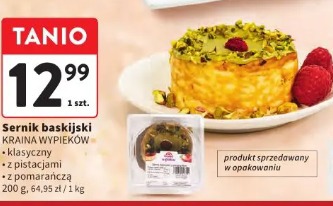 Sernik baskijski Kraina Wypieków